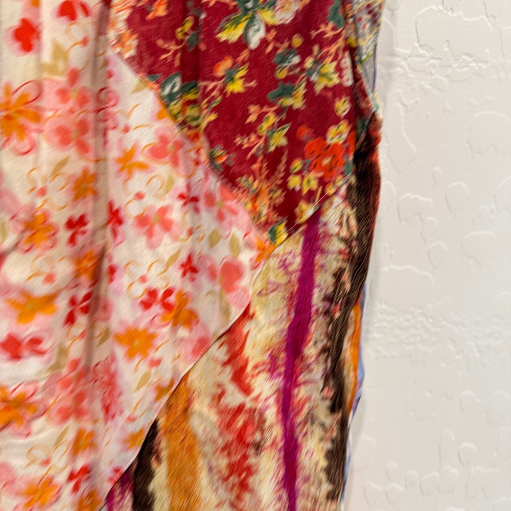 Vintage Sacred Threads Patchwork Cropped Pants Wo… - image 5